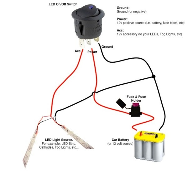 12v 2 Way Switch Wiring Diagram Primitiveinspire