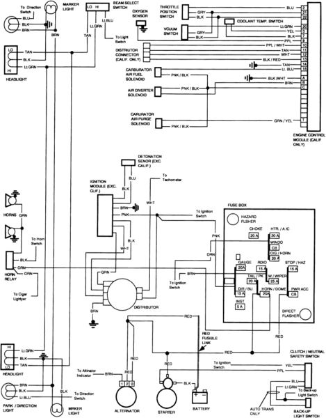 1991 Chevrolet Truck Wiring Diagram