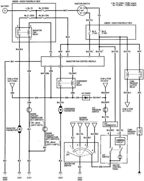 1996 Honda Accord Wiring Diagram