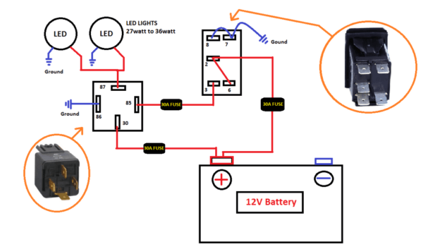 12v Light Switch Wiring Diagram