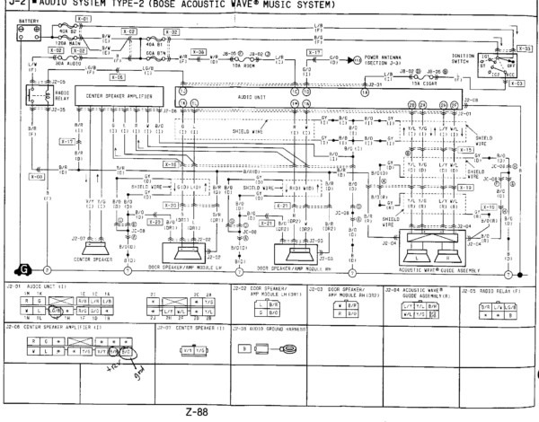 Rx8 Bose Amp Wire Diagram