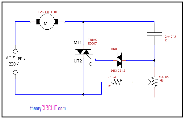 Ceiling Fan Regulator Circuit Ceiling Fan Regulator Circuit