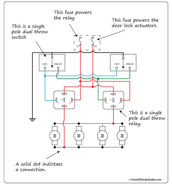 Diagram Of A Ground Side Switched Relay Circuit