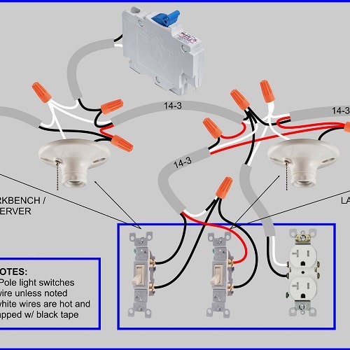 household wiring diagram Typical house electrical wiring diagram ...