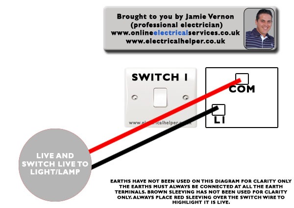 Light Switch Diagram 1 Way