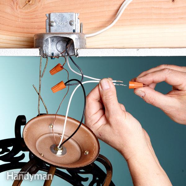 Electrical Tips  Replacing A Light Fixture
