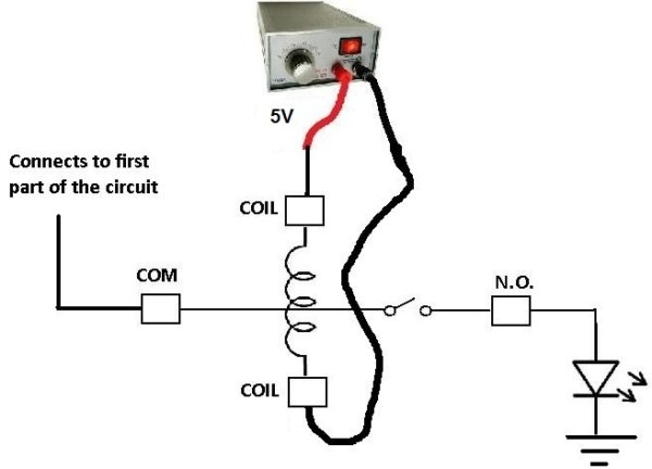 How To Connect A Single Pole Single Throw (spst) Relay In A Circuit