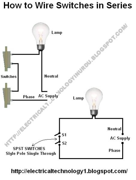 How To Wire Switches In Series