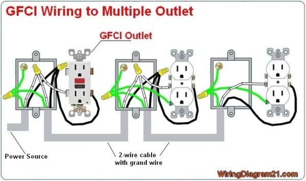 Multiple Gfci Outlet Wiring Diagram