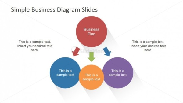 Simple Diagram Design Main Concept & 3 Sub Simple Diagram Design Main Concept & 3 Sub