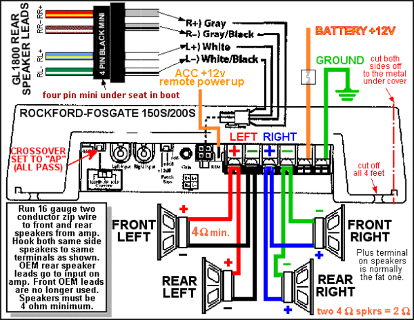 Boat Amplifier Wiring Diagram