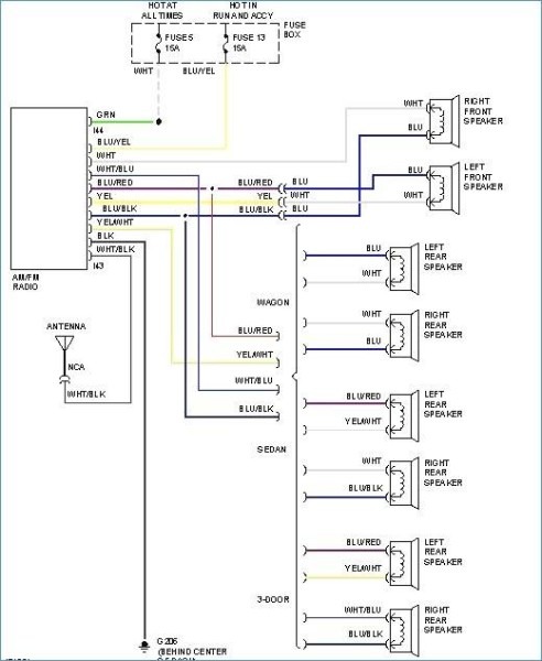 Subaru Wiring Diagram Color Codes