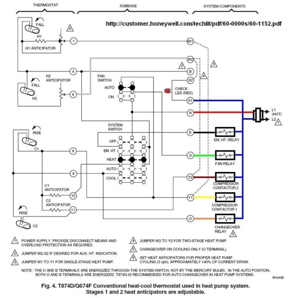 Thermostat Wiring Diagrams Color Code