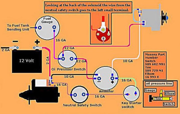 Massey Ferguson 35 Wiring Diagram