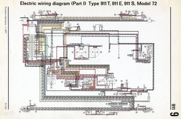 1974 Porsche 911 Wiring Diagram