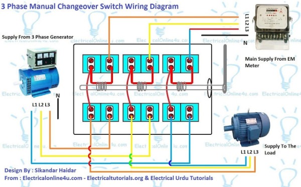 3 Phase Transfer Switch Wiring Diagram