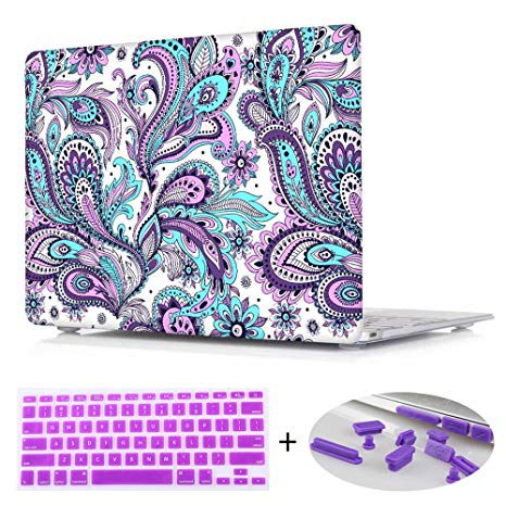 Amazon Com  Print Crystal Hard Shell Cover Case With Purple