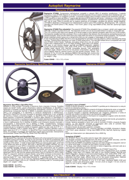 Autohelm 4000 Wiring Diagram