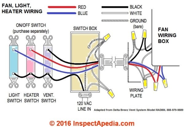 Fan Light Combo Switch Wiring