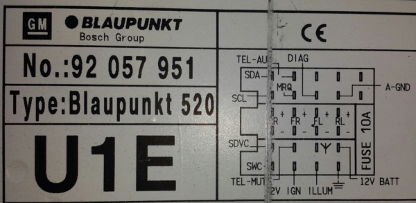 Blaupunkt Car Audio Wiring Diagram