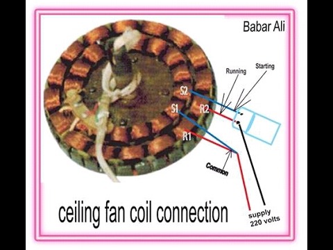 How To Connection Of Ceiling Fan In Bangla