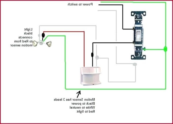 How To Install Motion Light How To Wire Outside Lights Diagram