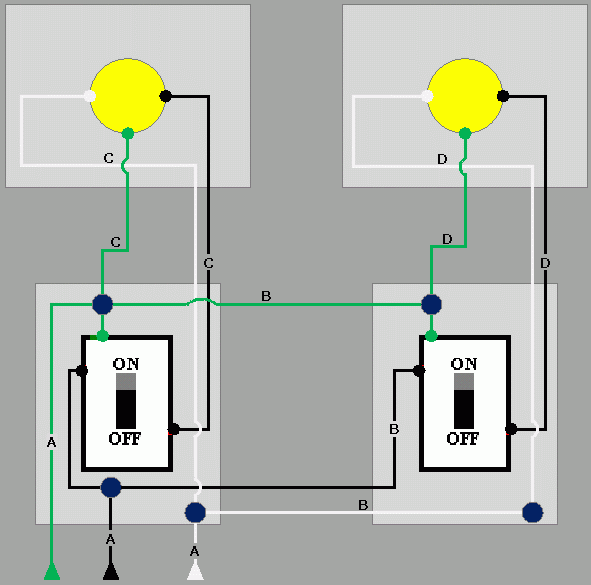 Need Help Wiring Two Lights To Two Switches
