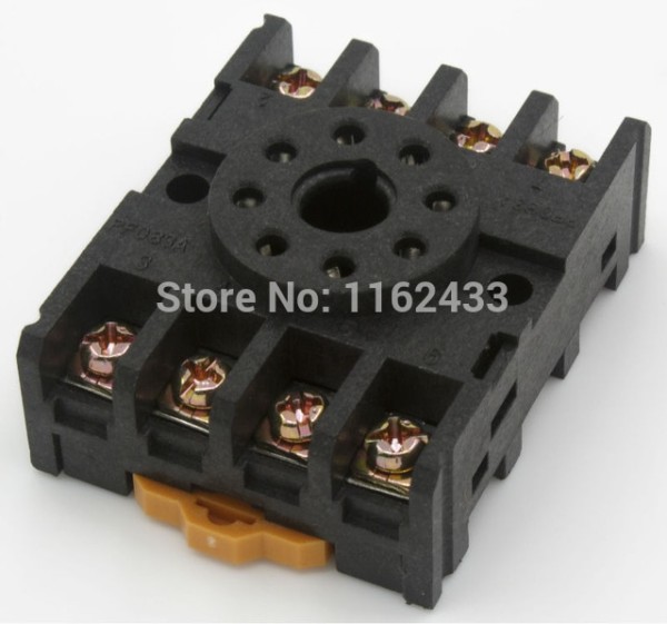 Pf083a 8 Pin Relay Socket Base For Dh48s St3p Ah3 3 Mk2p Jtx 2c