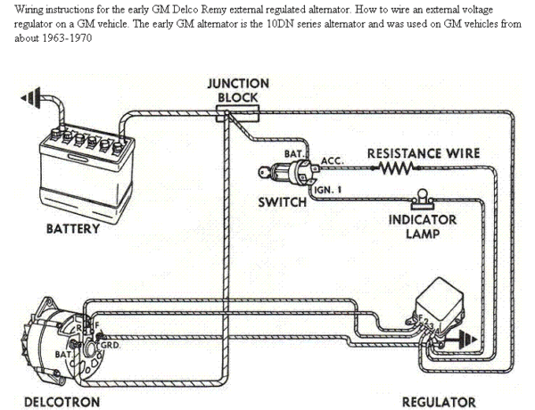 Stock Alternator Wiring Diagram