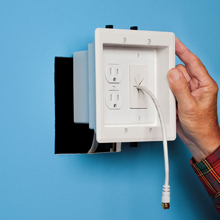 Tv Signal Interference W Coax Cable In Outlet Box Tv Signal Interference W Coax Cable In Outlet Box
