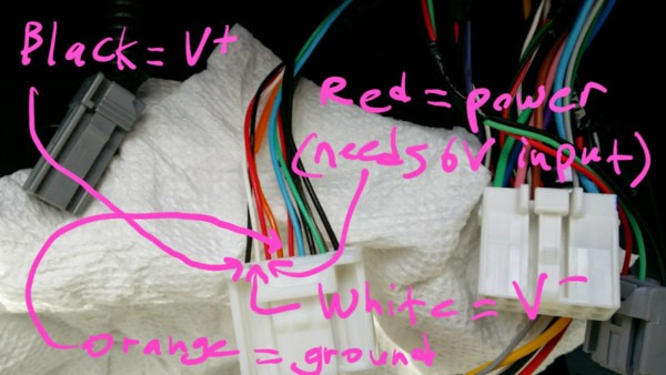 Which Stock Wires To Use To Connect Stock Backup Camera To