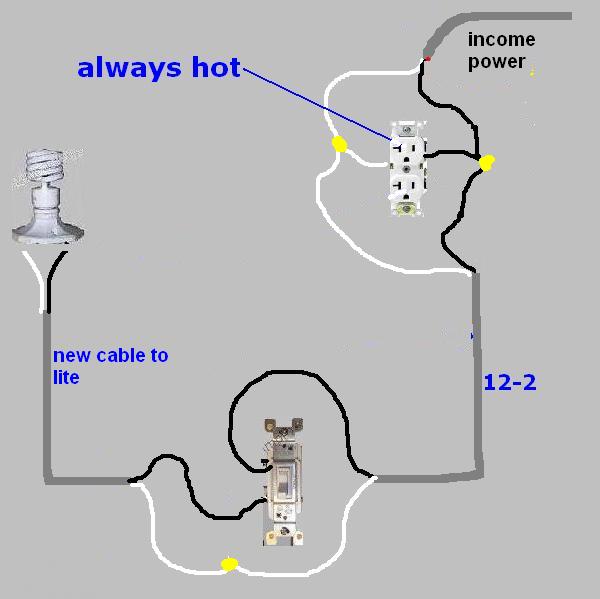 Wiring A Switch From An Existing Outlet