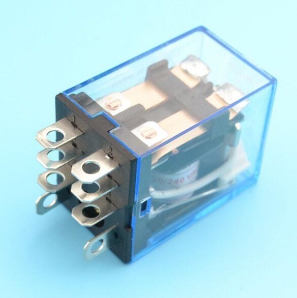 10pcs 12v Small Relay Omron Ly2nj Dc 10a 8pin Coil Dpdt
