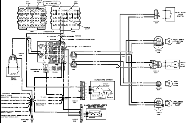 1992 Chevy Truck Wiring Harness Diagram Simplified