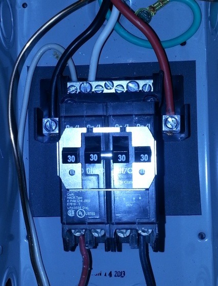 240 4 Wire Dryer Outlet To 60 Amp Subpanel