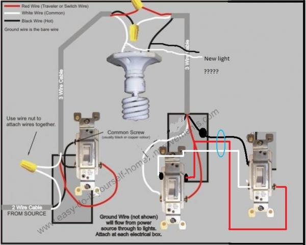 3 Way Switch Question And Adding Light Switch 3 Way Switch Question And Adding Light Switch