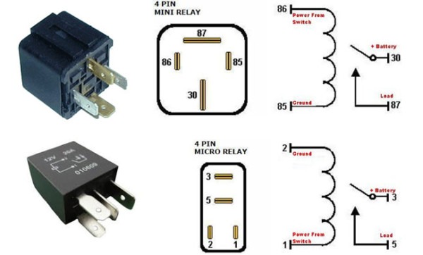 4 Pin Relay Wiring Lights