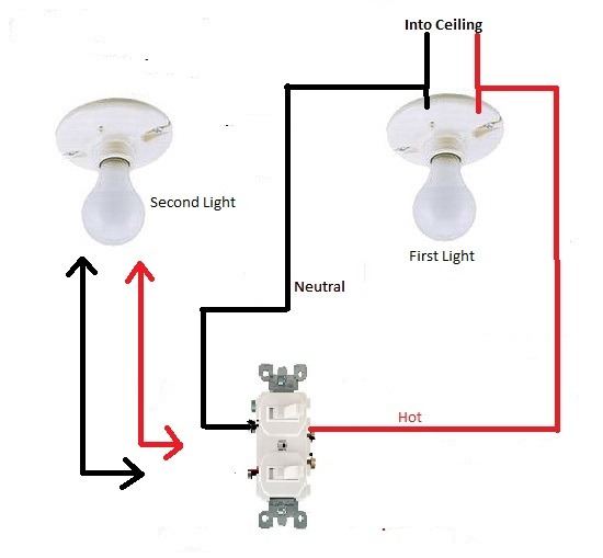 Adding A Second Light To A Double Switch