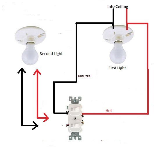 Adding A Second Light To A Double Switch Adding A Second Light To A Double Switch