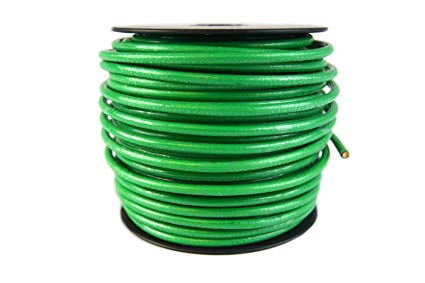 Amazon Com  10 Gauge Awg Green Ground Wire 100 Ft Solid Copper Ul