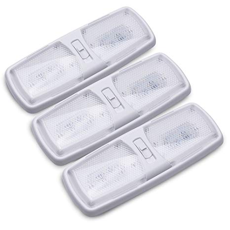 Amazon Com  Mictuning 3 Pack 12v Led Rv Ceiling Dome Light Fixture