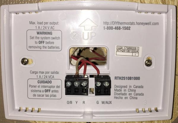 Coleman Two Wire Thermostat Wiring