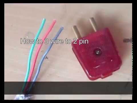 Connecting 3 Wire Device To A 2 Wire Plug Hindi