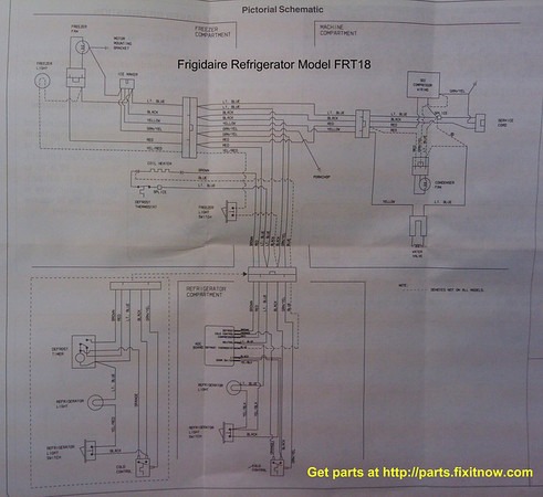 Frigidaire Refrigerator Model Frt18 Wiring Diagram And Schematic