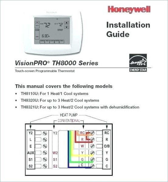 Honeywell Pro 8000 Thermostat Wiring Diagram Manual Wiring Diagram