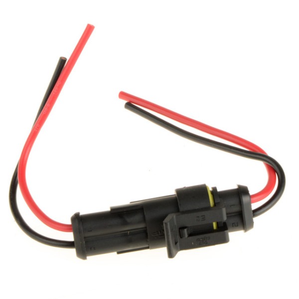 Hot Selling 1 Pc New Car Waterproof 2 Pin Electrical Wire