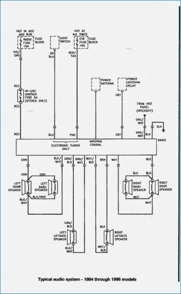 2001 Nissan Xterra Radio Wiring Diagram