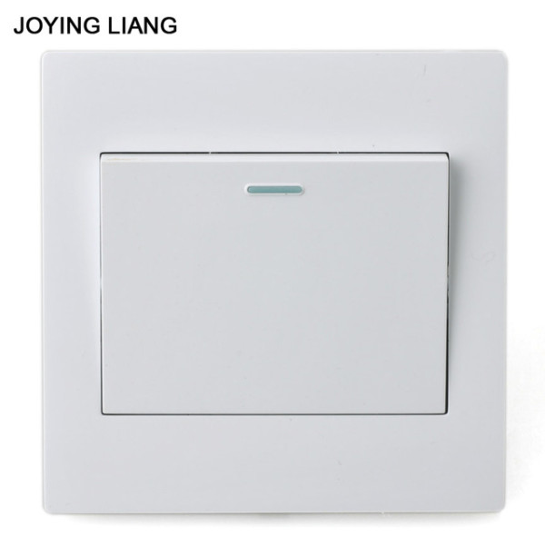Joying Liang Classic White 86mm One Gang Two Way Rocker Switch Joying Liang Classic White 86mm One Gang Two Way Rocker Switch