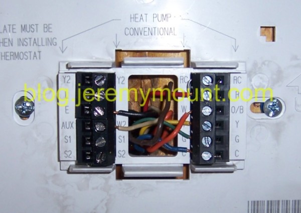 Trane Thermostat Wiring