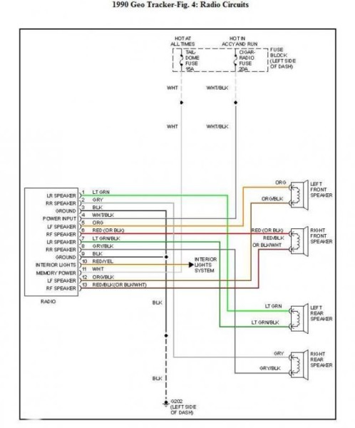 Suzuki Jimny Radio Wiring Diagram